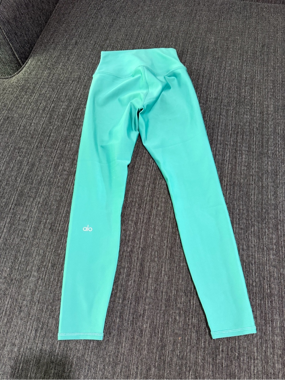 ALO Yoga Kids Turquoise High-Rise Leggings